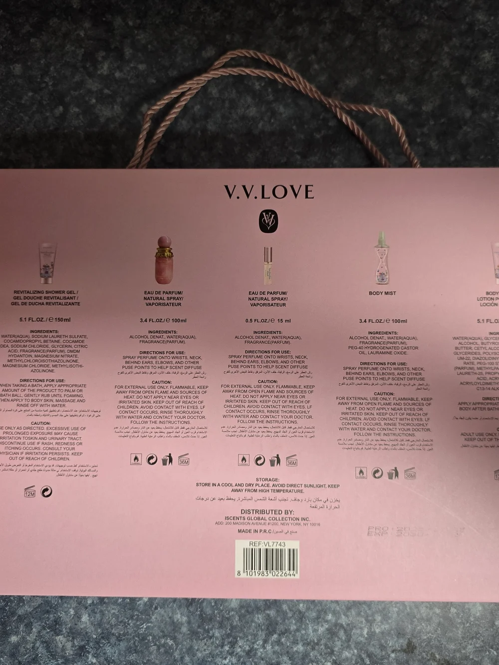 V.V. Love Marshmallow Blush Gift Set in Vibrant Pink & Turquoise